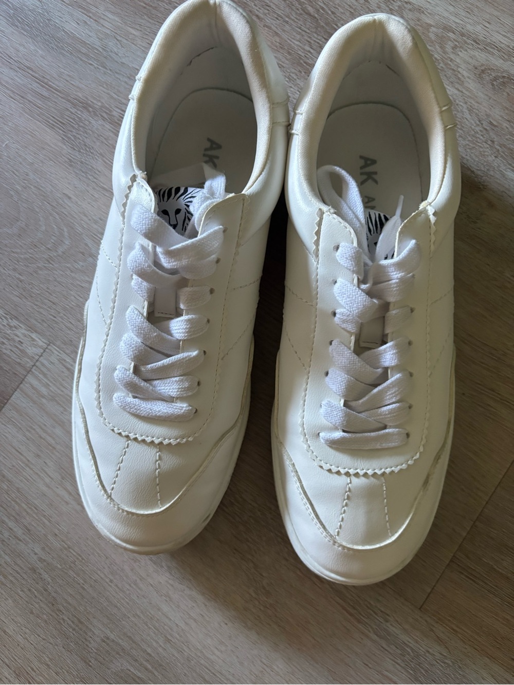 Anne Klein Women's White Athletic Sneakers
